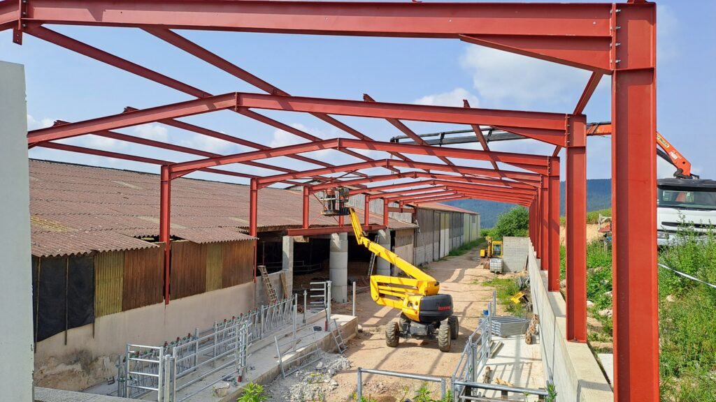 extension bâtiment agricole