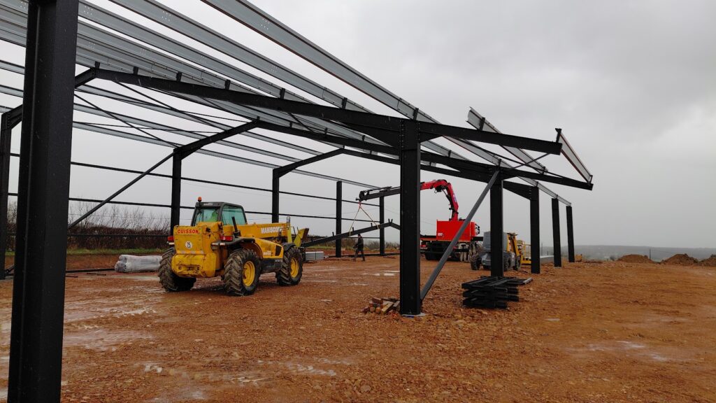 Charpente métallique agricole