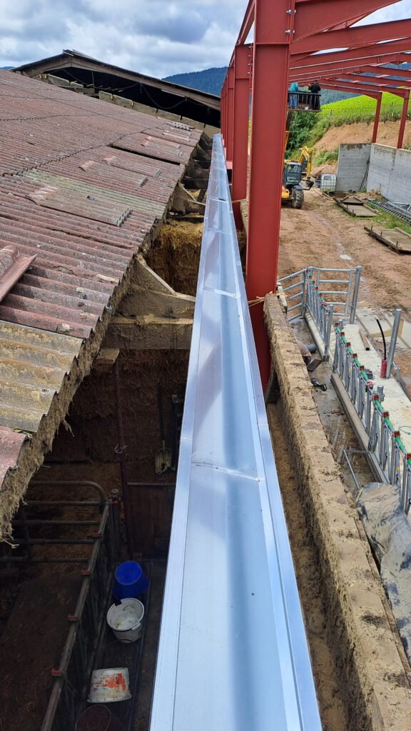 chéneau métallique