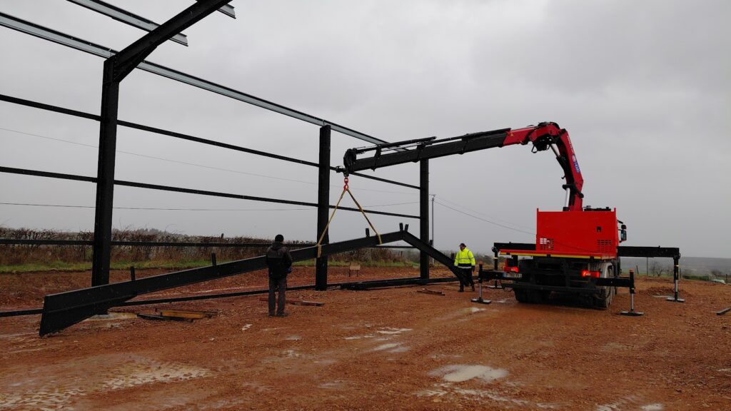 charpente métallique agricole