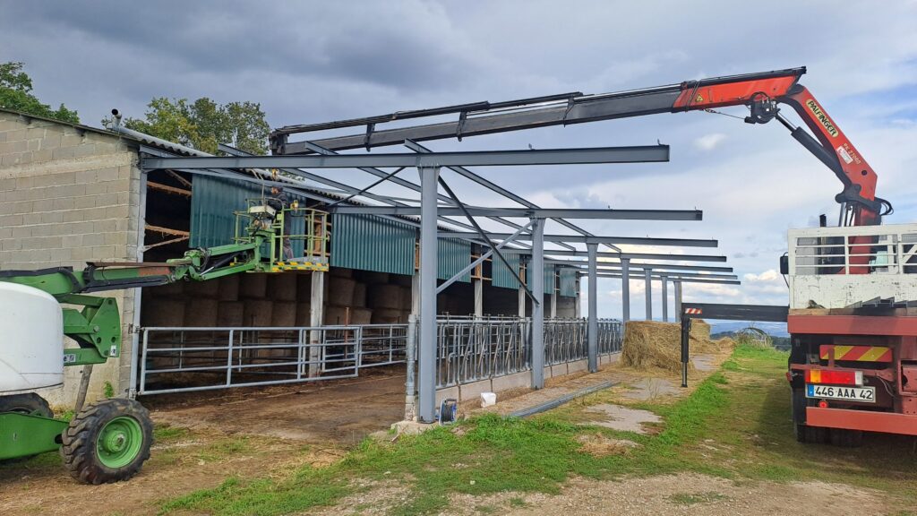 charpente métallique agricole