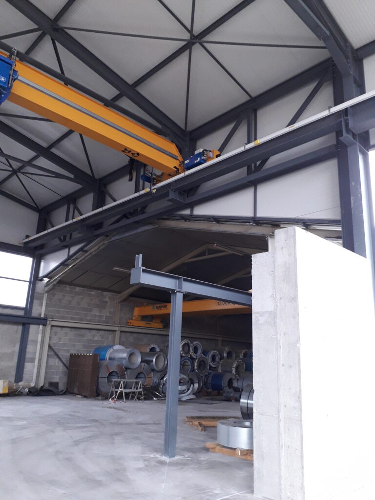 Installation support chemin de roulement